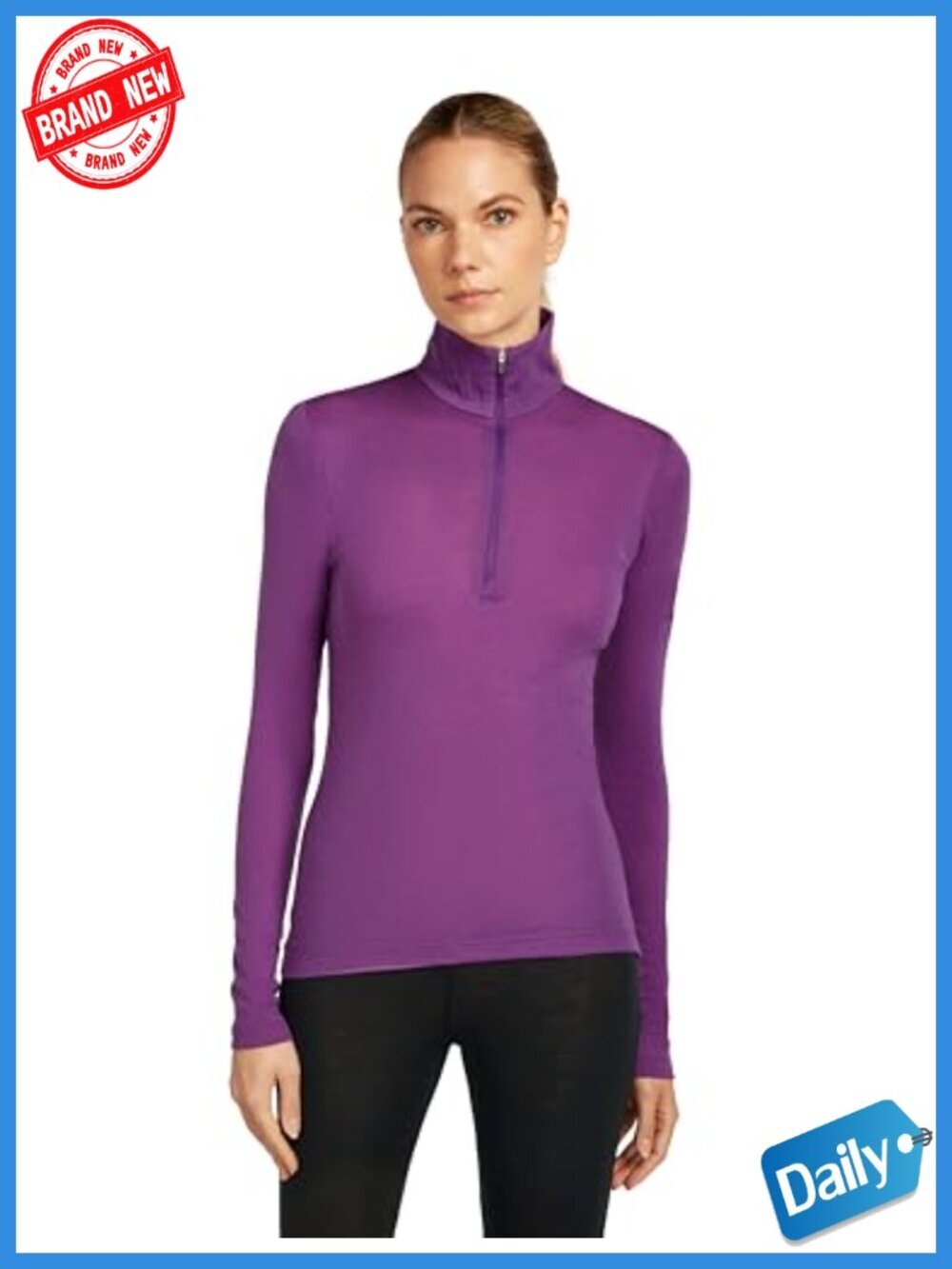 Women's Merino 175 Everyday Long Sleeve Half Zip Thermal Base Layer Top